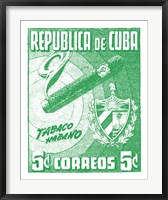 Cuba Stamp XI Bright Fine Art Print