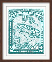 Cuba Stamp XIII Bright Fine Art Print