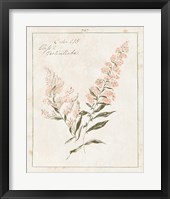 Flowers on White I with Words Fine Art Print