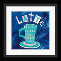 Cafe Collage IV Framed Print