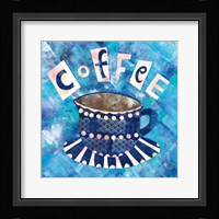 Cafe Collage I Framed Print