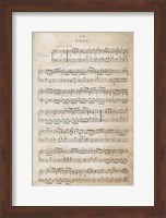 Sheet of Music IV Fine Art Print