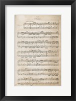Sheet of Music IV Fine Art Print