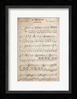 Sheet of Music II Framed Print