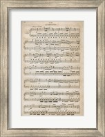 Sheet of Music III Fine Art Print