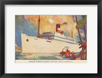 Great White Fleet Postcard II Crop Fine Art Print