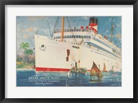 Great White Fleet Postcard I Fine Art Print