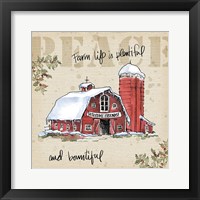 Country Christmas I Fine Art Print