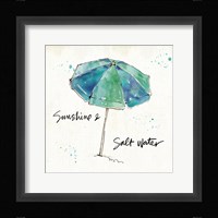 Beach Divas IX Framed Print