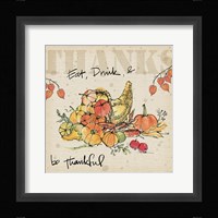 Be Thankful III Framed Print