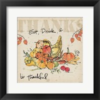 Be Thankful III Framed Print