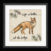 Lodge Life V Framed Print