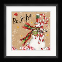 Sweet Snowmen II Framed Print
