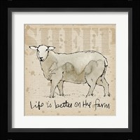 Farm Life IV Framed Print