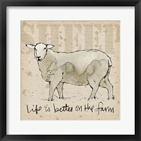 Farm Life IV Framed Print