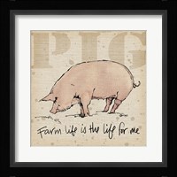 Farm Life II Framed Print