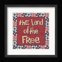 American Country V Framed Print