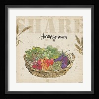 Farmers Feast I Framed Print