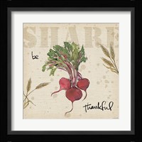 Farmers Feast Harvest IV Framed Print