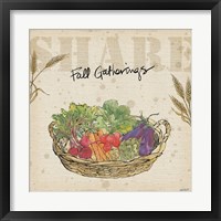 Farmers Feast Harvest I Framed Print