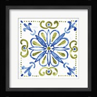 Tile Stencil IV Framed Print