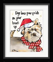 Strike a Paws VII Christmas Framed Print
