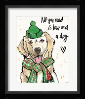 Strike a Paws V Christmas Framed Print