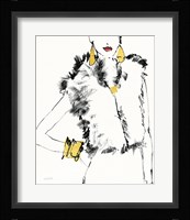 Fashion Strokes IV no Splatter Framed Print