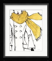 Fashion Strokes III no Splatter Framed Print
