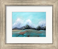 Turquoise Landscape Fine Art Print