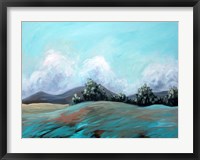 Turquoise Landscape Fine Art Print
