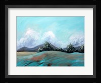 Turquoise Landscape Fine Art Print