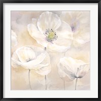 White Poppies I Fine Art Print