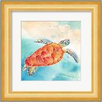 Sea Splash Sea Turtle Fine Art Print