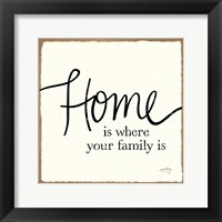 Blessings of Home II (Home) Framed Print