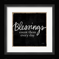 Blessings of Home III (Blessings) Framed Print