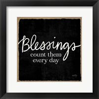 Blessings of Home III (Blessings) Framed Print