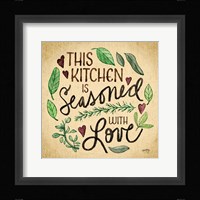 Kitchen Memories I (Kitchen seasoned) Framed Print
