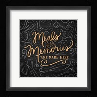 Gather Here II (Meal Memories) Framed Print