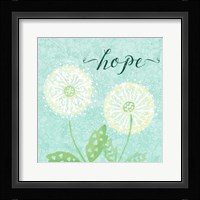 Dandelion Wishes II Framed Print