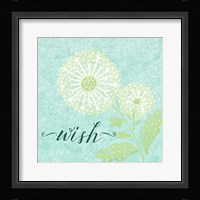 Dandelion Wishes III Framed Print
