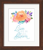 Flowers in Full Bloom II Fine Art Print