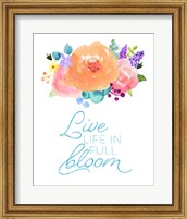 Flowers in Full Bloom II Fine Art Print