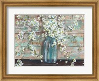 Blossoms in Mason Jar Fine Art Print
