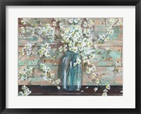 Blossoms in Mason Jar Fine Art Print