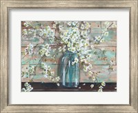 Blossoms in Mason Jar Fine Art Print