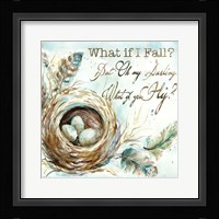 Nest Fly Framed Print