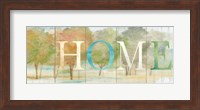 Home Rustic Landscape Sign Fine Art Print