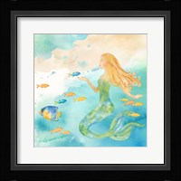 Sea Splash Mermaid II Framed Print