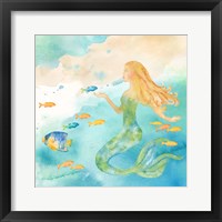 Sea Splash Mermaid II Framed Print